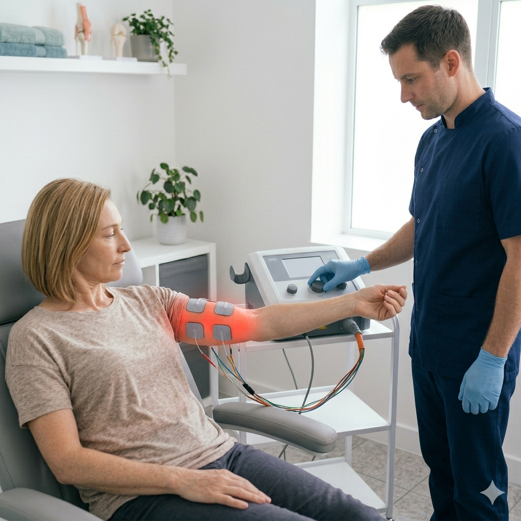 Neurological rehabilitation using muscle stimulation